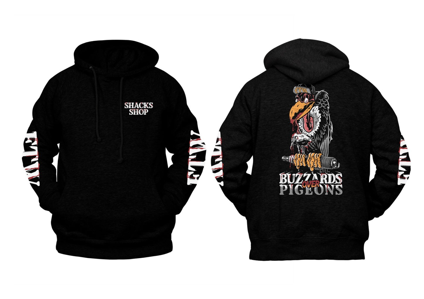 Buzzards Over Pigeons Hoodie