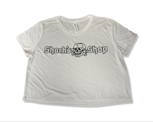 Women's Cropped Deathhead T-shirt